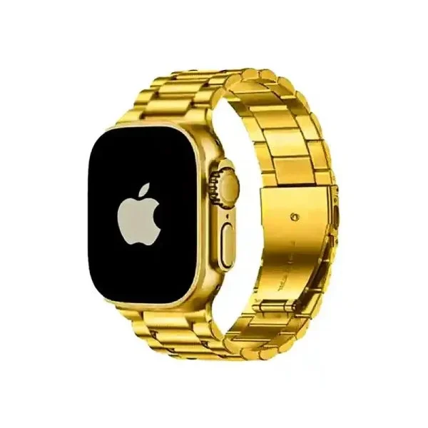 Apple Logo Gold Series Ultra Smart Watch