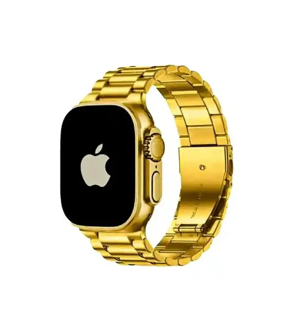 Apple Logo Gold Series Ultra Smart Watch